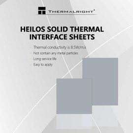 Thermalright Heilos Solid State Thermally Conductive Silicone Grease Sheet for CPU/GPU, Non-Conductive,Desktop/Laptops General Purpose,Solid Thermal Interface Sheet for Intel Specific (30×40×0.2mm)