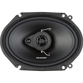 BLAUPUNKT BPS-E683 6x8 3-Way Car Speakers 120W - High-Performance, Full-Range Sound, Easy Installation – Pair Bundle with Gravity Magnet Phone Holder