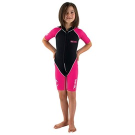 SEAC Dolphin, Shorty Wetsuit for Kids in a 1,5mm Neoprene and Lycra for Swimming, Snorkelling and Playing in the Water