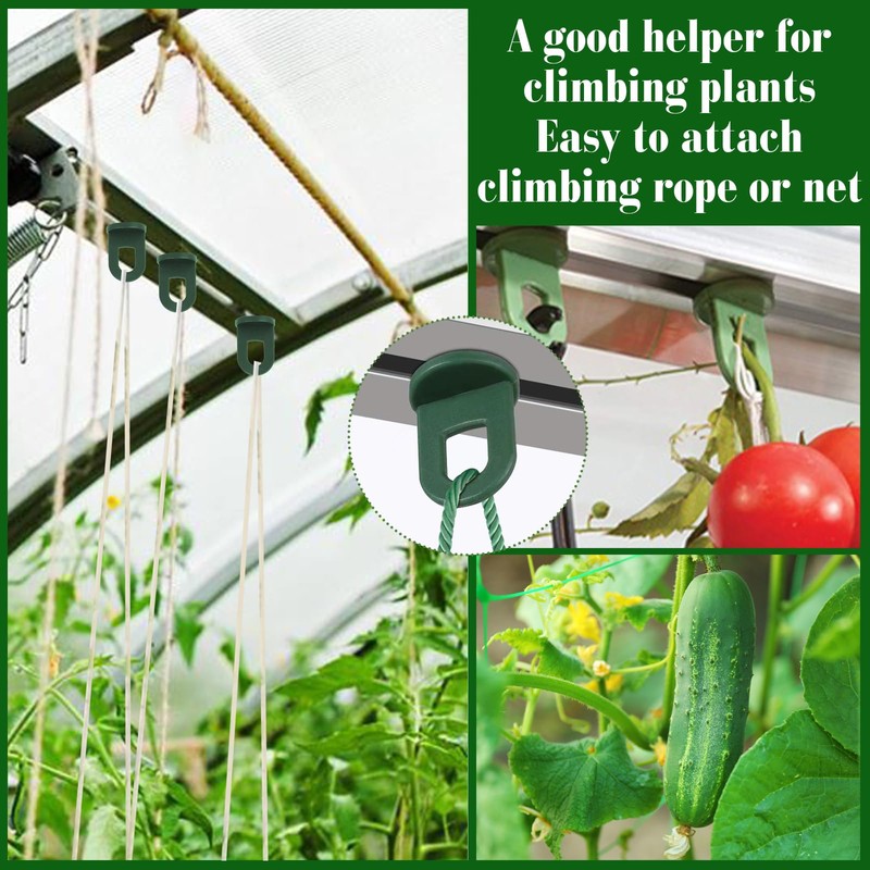Hopton Greenhouse Accessories - Sturdy Greenhouse Clips, Clips for Greenhouse,