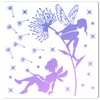 GORGECRAFT 11.8 Inch Fairy Stencil Plastic Drawing Stencils Reusable Painting