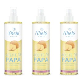 3 Aceite De Papa Reparador Piel Y Cabello 260 Ml Sheló Nabel