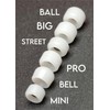 SPITBOARDS Fingerboard Bell Wheels with Real Ball Bearings, Professional CNC