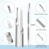 GmwyCzV Set of 4 Cuticle Remover, Precise Cuticle Nippers, Stainless