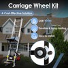 Roofing Hoist Carriage Wheel Kit, Compatible With TranzSporter TP250 TP400