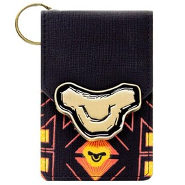 PocketGear Rafiki Löwe Kreideähnliche Skizze Rückkehr eines Königs Geldbörse/Geldbeutel Kartenhalter Ausweis- & Kartenhalter, Schwarz