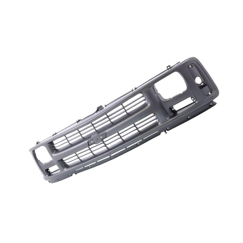 LOSTAR Front Upper Bumper Cover Grille & Skid Plate Primed