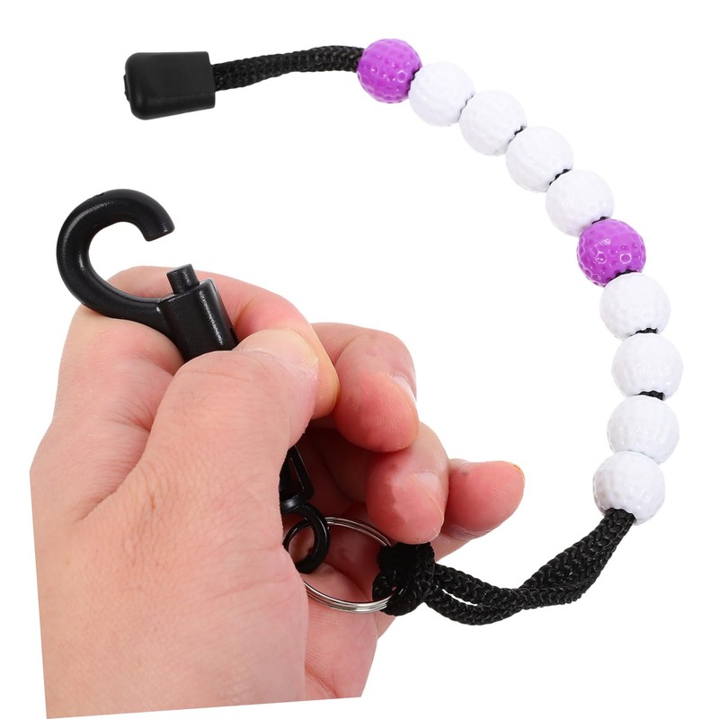 Mikinona 2pcs Golf Scoring Bead Counter Lightweight Stroke Keeper for