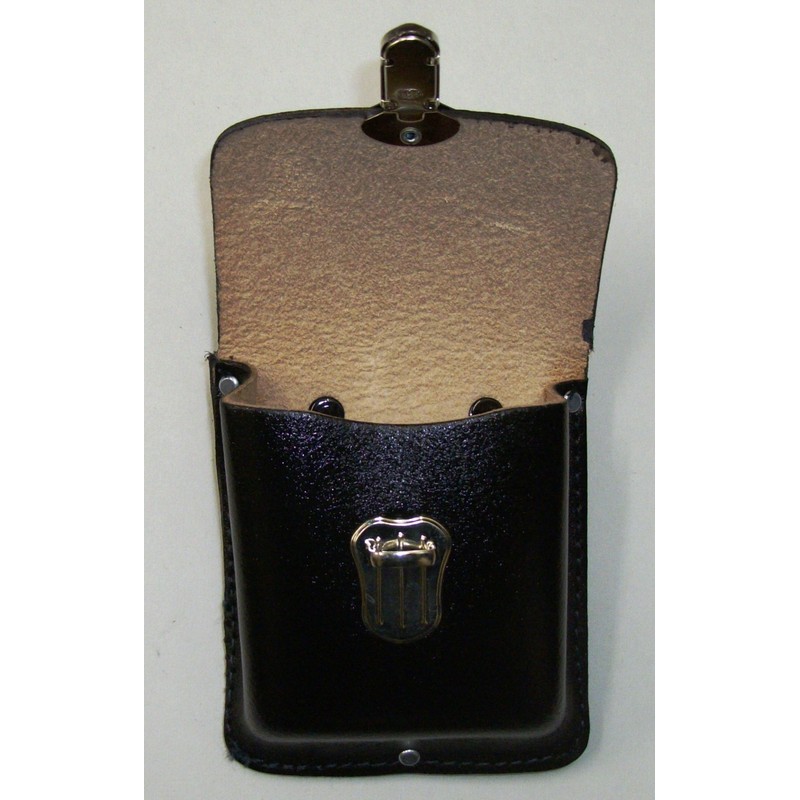 Kozuchi PC-02 Black Floor Leather Parts Case, Small