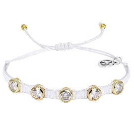 KELITCH Crystal Beaded Bracelets Hand Woven Strand Bracelets Classic Bangles Bracelets For Women