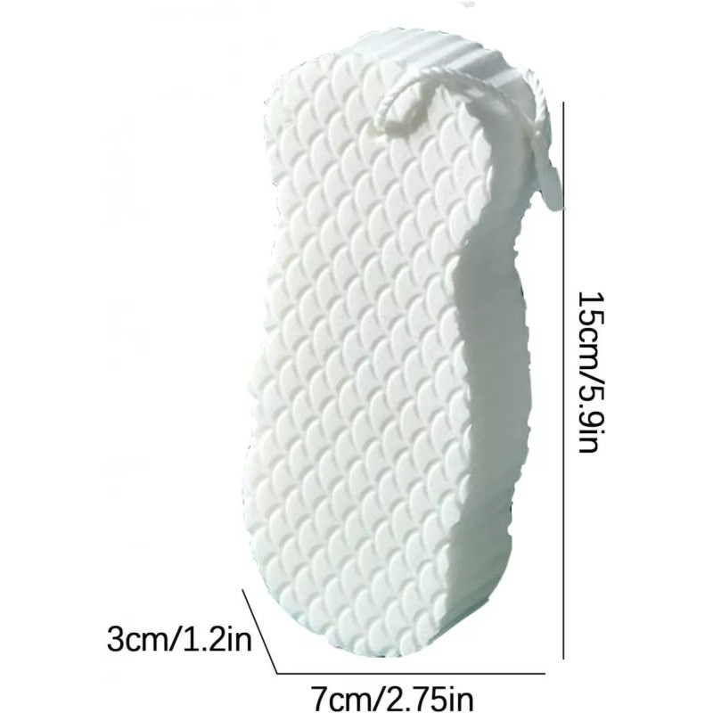 Enerplex Esponja De Baño Exfoliante Súper Suave, Esponja De Baño