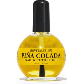Ellie Chase Aceite Hidratante Para El Cuidado De La Cutícula Y Las Uñas 2.3 Fl Oz - Perfumado De Piña Colada - Infundido Con Aceite De Jojoba, Aloe, Vitamina E - Hidratación, Reparación,