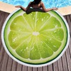 Round Beach Towel, 59x59'' Large Soft and Absorbent Bath Towel