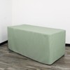 YOUR CHAIR COVERS - 6 ft. Fitted Polyester Tablecloth Rectangular