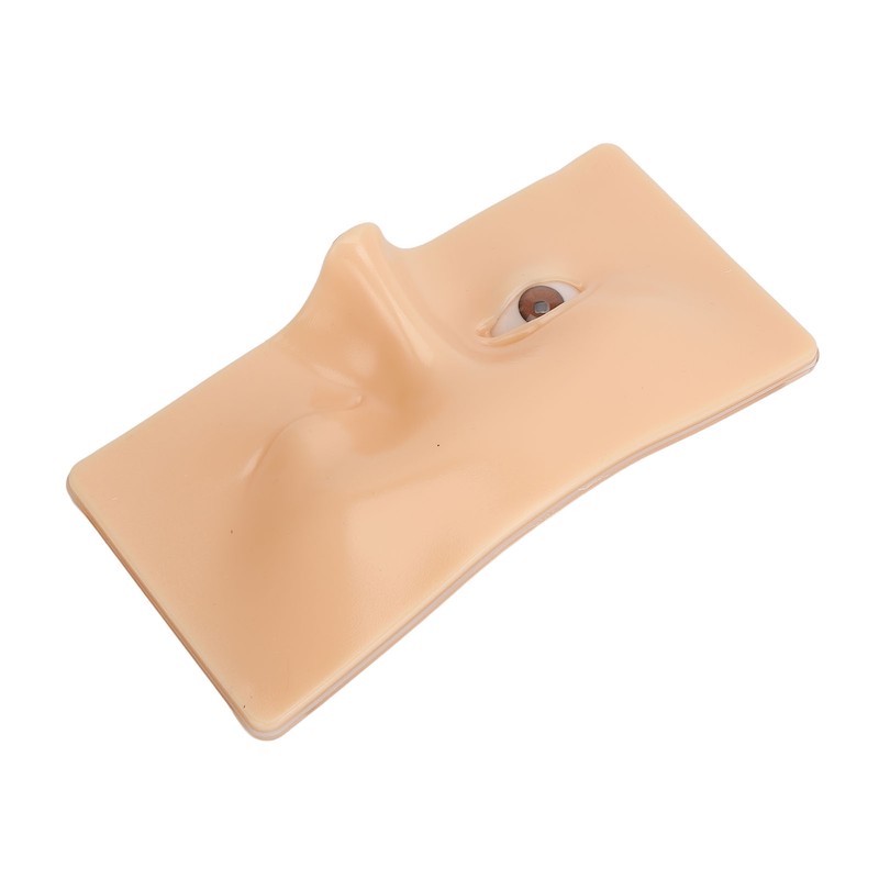 3D Silicone Makeup Practice Face Board with 20ml Cleansing Oil