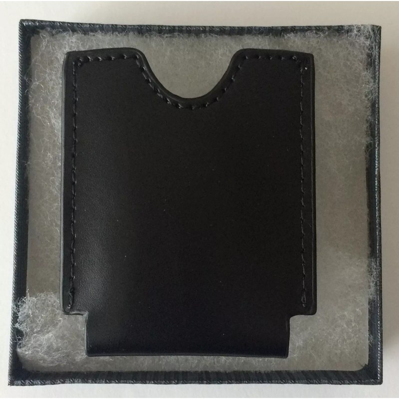 Black Leather Case Pouch For S.T. Dupont Maxijet Cigar Cutter,