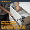 POWERTEC Drawer Front Installation Clamps, Adjustable Cabinet Face Clamp Set,