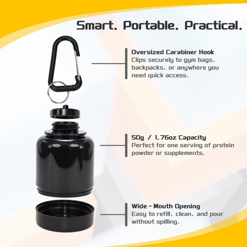 CREAWELLAY Protein Shaker Bottle, Leakproof Protein Cup for Gym, Fitness