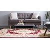 Unique Loom Versailles Collection Traditional Classic Red Area Rug (7'