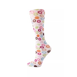 Cutieful Donuts 8-15 mmHg Graduated Compression Sock