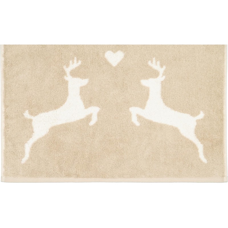 Cawö Home Hand Towels Alpenchic Edition Deer 6228 Natural 33