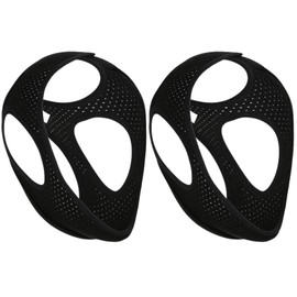 Chin Strap Sleep Apnea, 2 Chin Straps Against Snoring, Aid for Better Sleep, Anti Snoring Chin Strap for Adults, Chin Strap for Travel and Home, Snoring Stopper