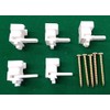 Swish Lever Lock Curtain track Brackets Pack of 5. Freepost