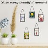 Landhoow 8 Pcs Double Glass Frame for Pressed Dried Flowers