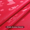 Honellaty Christmas Rectangular Tablecloth, Spillproof Wrinkle Resistant Jacquard Table Cloth