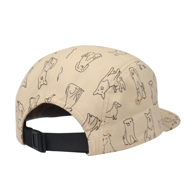 Hatphile Embroidery Print 5 Panel Hat Camp Cap (US, Numeric,