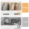 sandpaint 4 Pack Wood Tray Dividers for Cabinet, Cookie Sheet