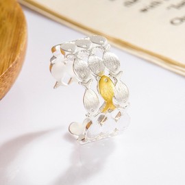 Swim Against The Current Fish Ring Hope Rings for Women Inspirational Jewelry for Women Teens, Encouragement Spiritual Rings for Daughter Best Friend Sister, Metal, No Gemstone