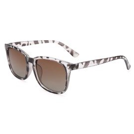 COASION Womens Polarized Sunglasses Classic Retro Style UV400 Protection(Tortoise/Gradient Brown)