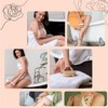 2pcs Cepillo Corporal para Masaje, Exfoliante de Baño de Cerdas,
