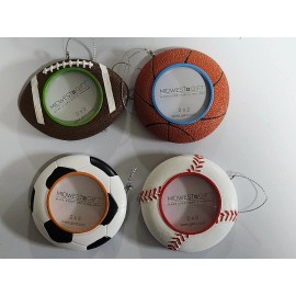 Midwest Sport 2 1/2 x2 1/2 Frame Ornaments - Baseball