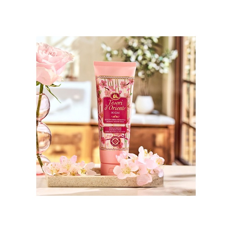 Tesori d'Oriente Shower Cream (Body Wash) 250ml Ikigai (Cherry Blossom)