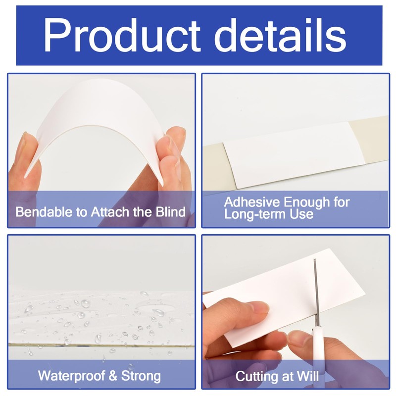 8 Pcs Horizontal Blind Repair Tabs Mini Blind Slat Repair