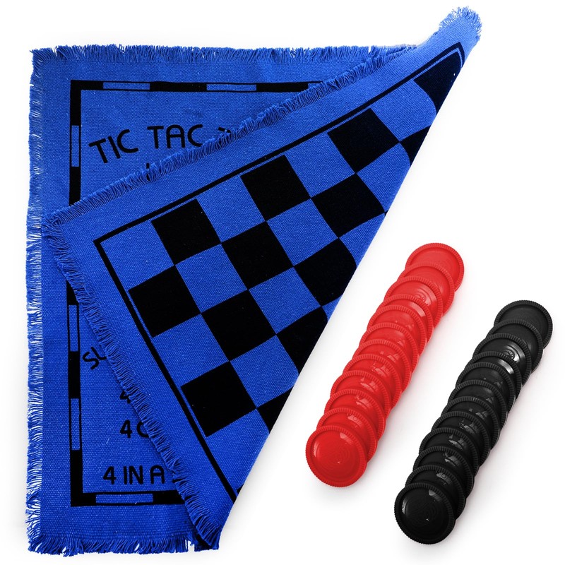Yarlung Giant Checkers Set Tic Tac Toe Game, 3 in