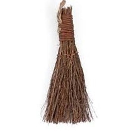 The Buffalo Broom Cinnamon Scented Mini Twig Broom Home Decoration, 6 Inches ,Brown