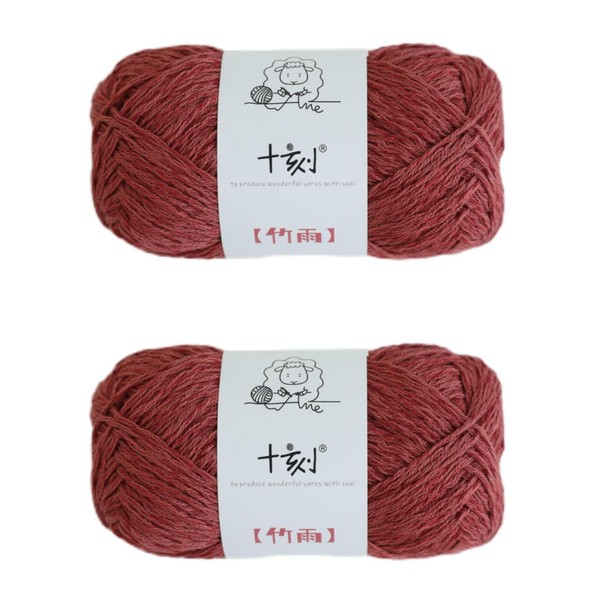 Cotton, Bamboo and Linen Blended Yarn, DK, Light Worsted Weight,