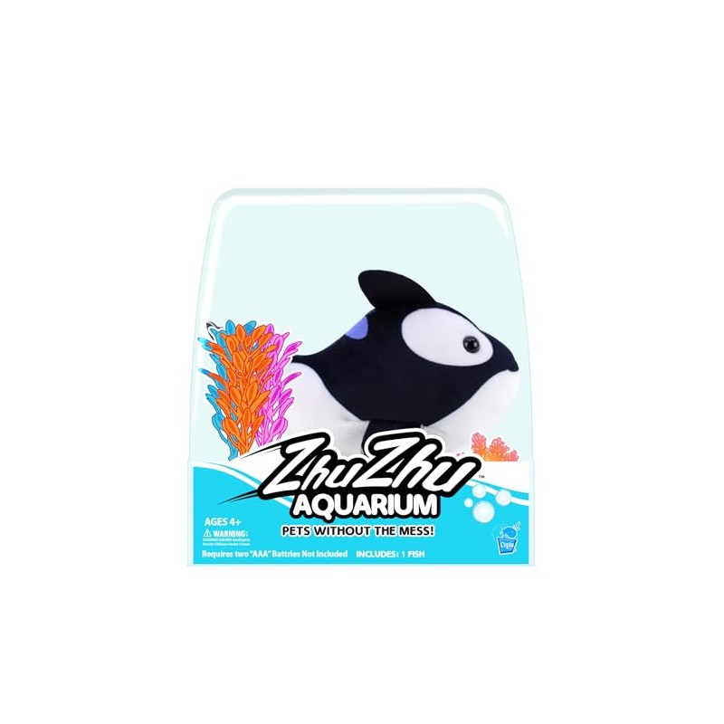 Zhu Zhu Fish - Flip - Orca