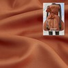 DUALIFE Terracotta Curtains-Rust Blackout Curtains for Small Windows 54 Inch