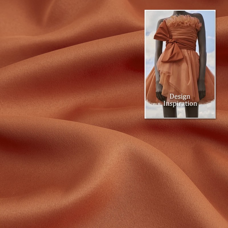 DUALIFE Terracotta Curtains-Rust Blackout Curtains for Small Windows 54 Inch