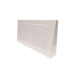 Imperial RG0312 14 x 6 2-Inch Projection Baseboard Return Grill, White
