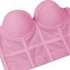 ELLACCI Women's Mesh Bustier Crop Top Push Up Corset Tops