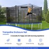 GYMAX Trampoline Net, Trampoline Enclosure for 8 10 12 14