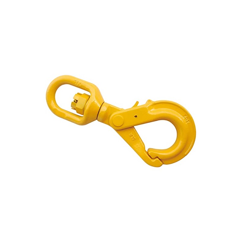 1/2" Grade 80 Swivel Self Locking Hook Breaking Strength 48000
