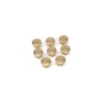 Restore Hardware 8 Small Knobs Solid Polished Brass Miniature Drawer