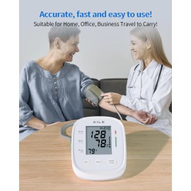 AILE Large Accurate Blood Pressure Monitor With Memory Function And Big Cuff
