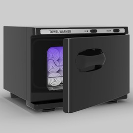 Asiakarn Towel Warmer, Hot Towel Warmers Spa, 8L Professional Mini Towel Warmer, Towel Warmer for Facials. (Black)